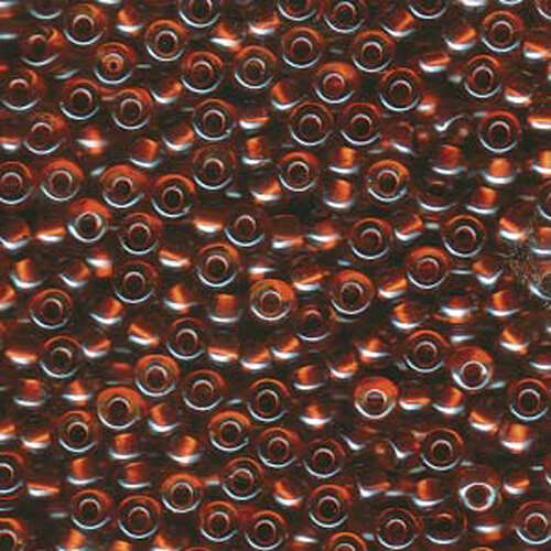 Miyuki 6/0 Rocaille Bead - 6-93813 - Pearlized Amber Lined Copper - 250gm Bag