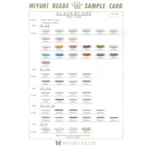 Miyuki Card Te-25 6/0 Pearlized Effect - MIYCARDTE-25