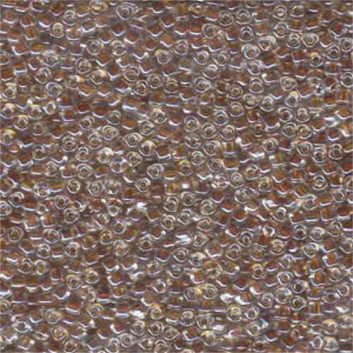 Miyuki 10/0 Triangle Bead - TR10-1108 - Amber Lined Crystal - 250gm Bag