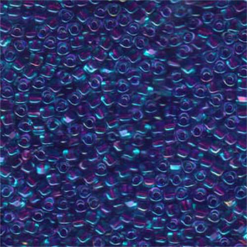 Miyuki 8/0 Triangle Bead - TR8-1141 - Blue Lined Purple - 250gm Bag
