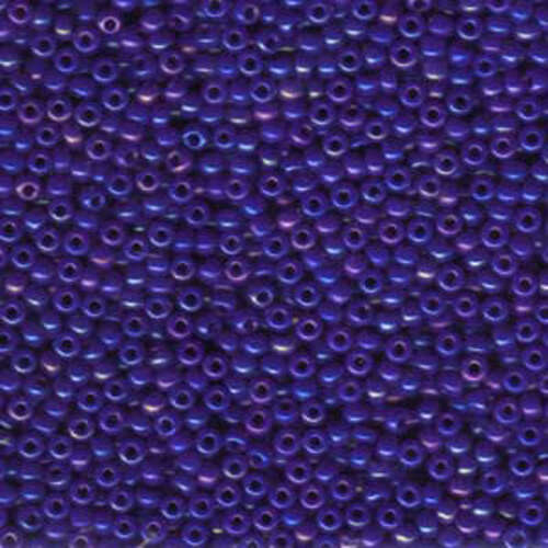 Miyuki 8/0 Rocaille Bead - 8-91945 - Opaque Cobalt Blue Luster - 250gm Bag