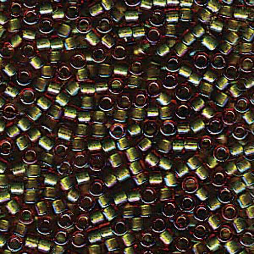 Miyuki 11/0 Delica Bead - DB1739 - Sparkling Mint Lined Topaz AB - 100gm Bag