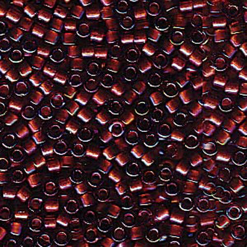 Miyuki 11/0 Delica Bead - DB1750 - Sparkling Beige Lined Root Beer AB - 100gm Bag