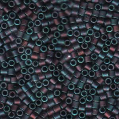 Miyuki 8/0 Delica Bead - DBL-0325 - Matte Metalllc Blue Iris - 100gm Bag