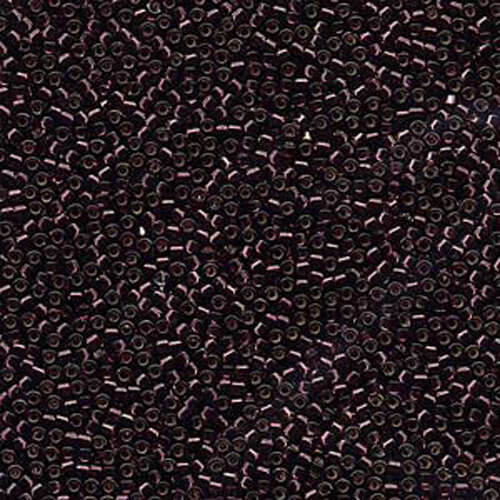 Miyuki 11/0 Delica Bead - DB611 - Silver Lined Dyed Wine - 100gm Bag