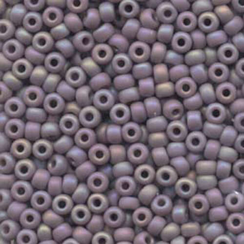 Miyuki 6/0 Rocaille Bead - 6-9410FR - Matte Opaque Mauve AB - 250gm Bag