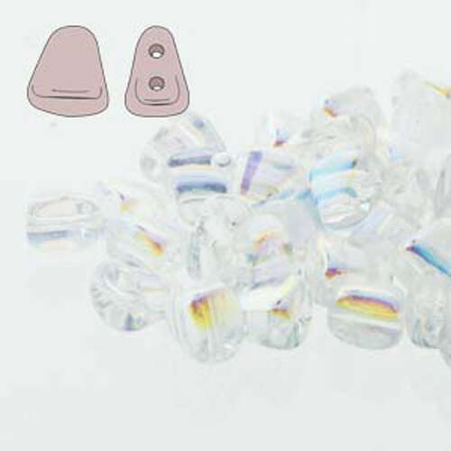 Nib Bit 6mm x 5mm - NB6500030-28701 - Crystal AB - 100gm Bag