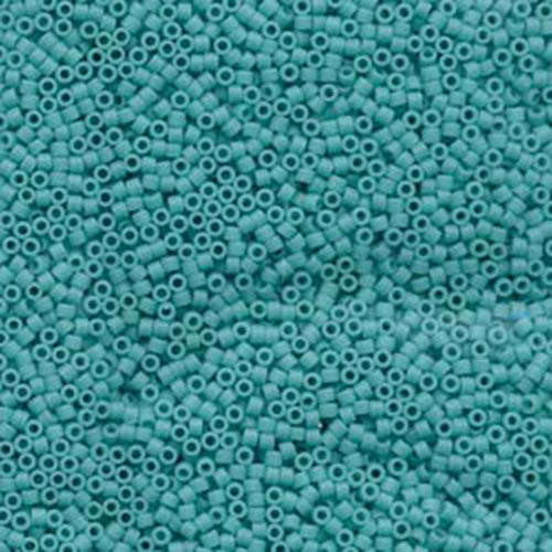 Miyuki 11/0 Delica Bead - DB759 - Matte Opaque Turquoise - 100gm Bag
