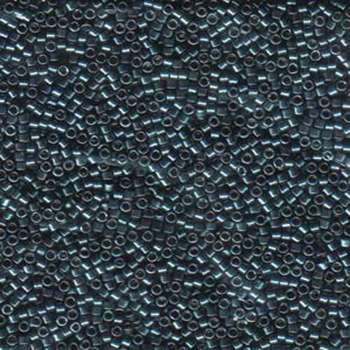 Miyuki 11/0 Delica Bead - DB451 - Galvanized Dyed Dark Steel - 100gm Bag