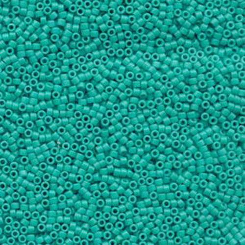 Miyuki 11/0 Delica Bead - DB793 - Matte Opaque Dyed Turquoise - 100gm Bag