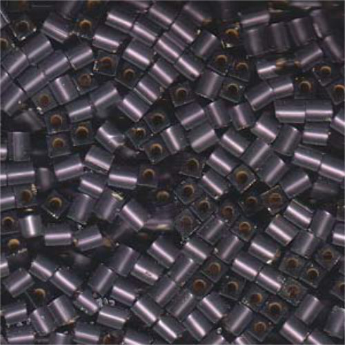 Miyuki 4mm (SB4) Square Bead - SB4-024F - Matte Silver Lined Amethyst AB - 250gm Bag