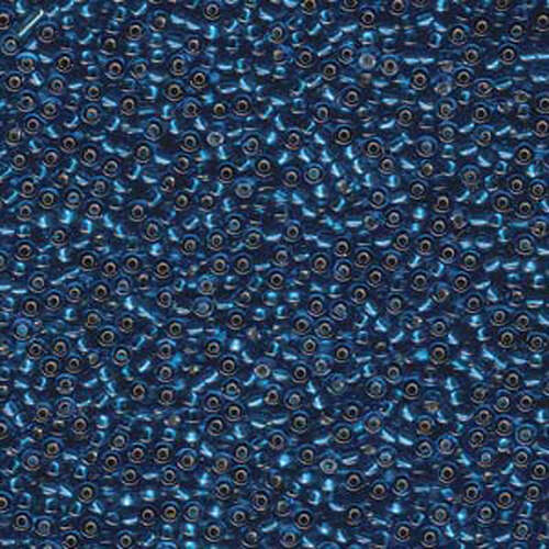 Miyuki 11/0 Rocaille Bead - 11-925 - Silver Lined Capri Blue - 250gm Bag