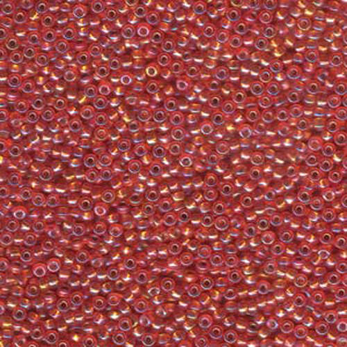 Miyuki 11/0 Rocaille Bead - 11-91008 - Silver Lined Orange AB - 250gm Bag