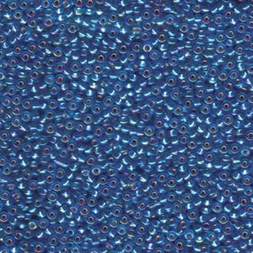 Miyuki 11/0 Rocaille Bead - 11-91019 - Silver Lined Sapphire AB - 250gm Bag