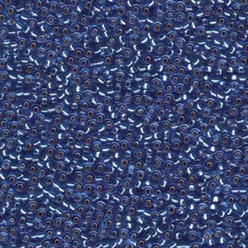 Miyuki 11/0 Rocaille Bead - 11-92431 - Silver Lined Dark Cornflower Blue - 250gm Bag