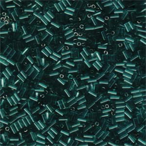Miyuki 3mm Bugle Bead - BGL1-92405 - Transparent Teal AB - 250gm Bag