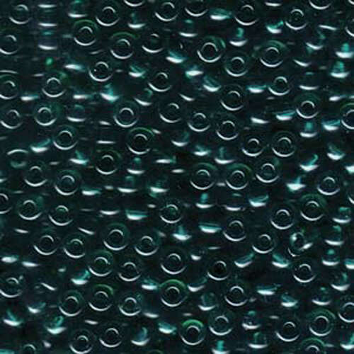 Miyuki 6/0 Rocaille Bead - 6-92405 - Transparent Teal - 250gm Bag