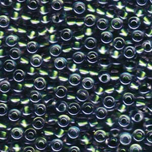 Miyuki 6/0 Rocaille Bead - 6-93205 - Magic Marine Emerald Lined Crystal - 250gm Bag