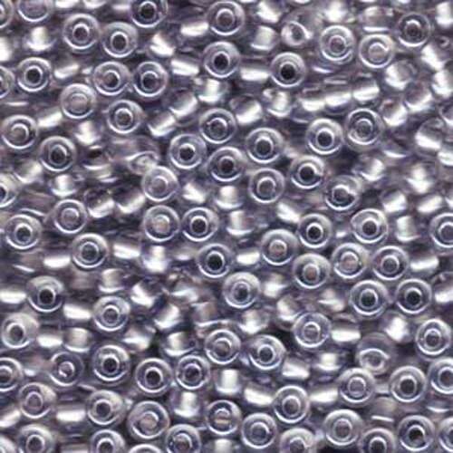 Miyuki 6/0 Rocaille Bead - 6-9242 - Sparkling Pewter Lined Crystal - 250gm Bag