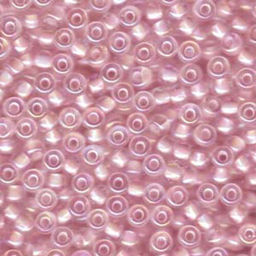 Miyuki 6/0 Rocaille Bead - 6-9272 - Pink Lined Crystal AB - 250gm Bag