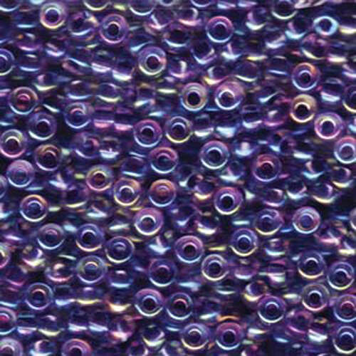 Miyuki 6/0 Rocaille Bead - 6-9274 - Amethyst Lined Crystal AB - 250gm Bag