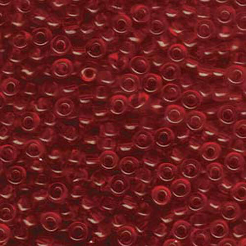 Miyuki 6/0 Rocaille Bead - 6-9141 - Transparent Ruby - 250gm Bag
