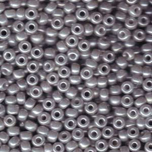 Miyuki 6/0 Rocaille Bead - 6-9526 - Silver Grey Ceylon - 250gm Bag