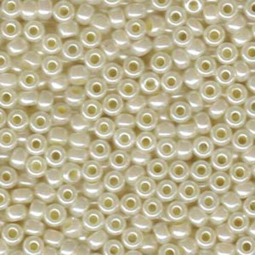 Miyuki 6/0 Rocaille Bead - 6-9527 - Butter Cream Ceylon - 250gm Bag