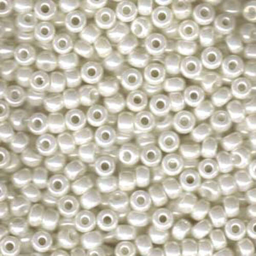 Miyuki 6/0 Rocaille Bead - 6-9591 - Ivory Pearl Ceylon - 250gm Bag