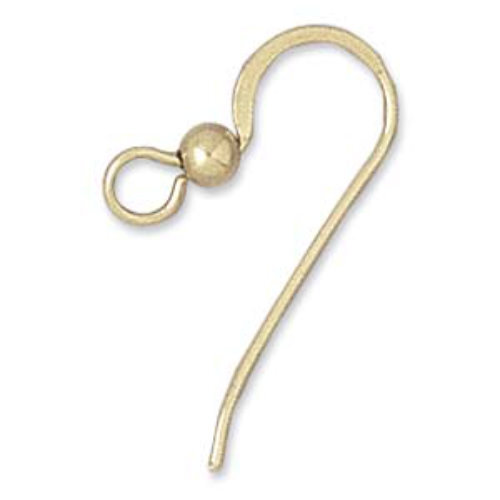 18mm French Hook with 3mm Ball - Pair - GF14104