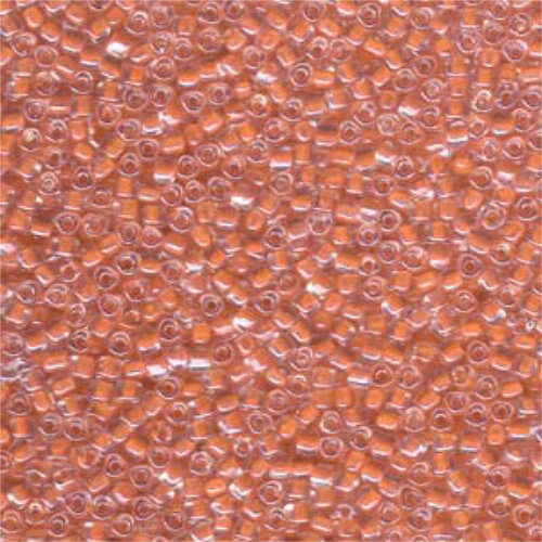 Miyuki 10/0 Triangle Bead - TR10-1111L - Coral Lined Crystal - 250gm Bag