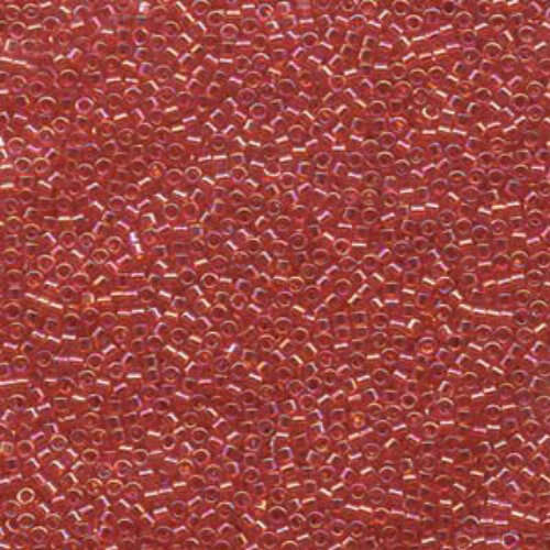 Miyuki 15/0 Delica Bead - DBS0172 - Transparent Light Siam AB - 50gm Bag