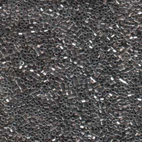 Miyuki 15/0 Delica Hex Cut Bead - DBSC-0021 - Steel - 50gm Bag