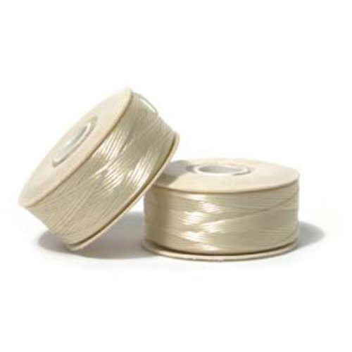 Nymo B (0.20mm) Cream - Bobbin - 72 yards / 65m - NYMBCR
