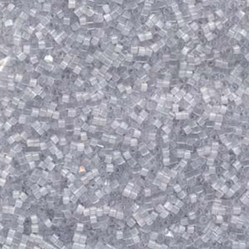 Miyuki 11/0 Delica Bead - DB677 - Pale Grey / Blue Silk Satin - 100gm Bag