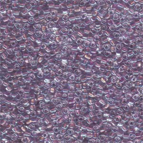 Miyuki 10/0 Triangle Bead - TR10-1113 - Lilac Lined Crystal - 250gm Bag