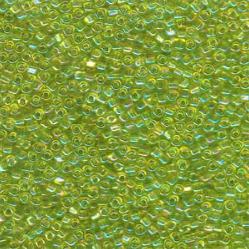 Miyuki 10/0 Triangle Bead - TR10-1153 - Lime Iris - 250gm Bag