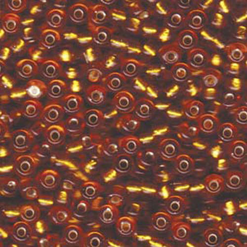 Miyuki 6/0 Rocaille Bead - 6-9133S - Silver Lined Topaz - 250gm Bag