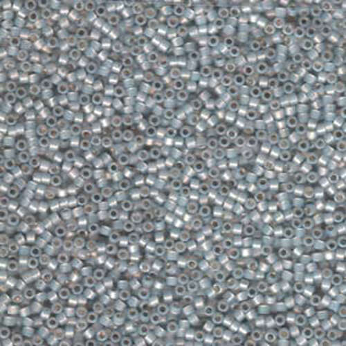 Miyuki 11/0 Delica Bead - DB1455 - Silver Lined Light Smoke Opal - 100gm Bag