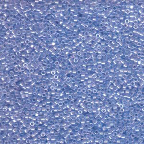 Miyuki 11/0 Delica Bead - DB1475 - Translucent Pale Sky Blue Luster - 100gm Bag