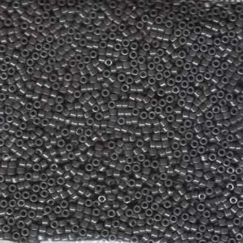 Miyuki 11/0 Delica Bead - DB0268-1 - Opaque Smoke Luster - Lead Free - 100gm Bag