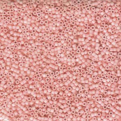 Miyuki 11/0 Delica Bead - DB1513 - Matte Opaque Light Salmon - 100gm Bag