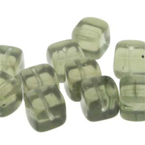 Cube Bead 8mm x 11mm - Black Diamond - CU811-4001 - 30 Bead Strand