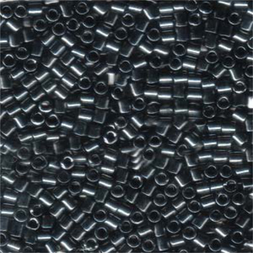 Miyuki 8/0 Delica Bead - DBL-0001 - Gunmetal - 100gm Bag