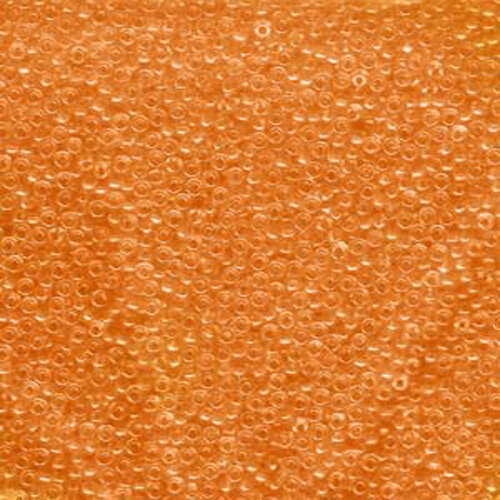 Miyuki 11/0 Rocaille Bead - 11-9138 - Transparent Orange - 250gm Bag