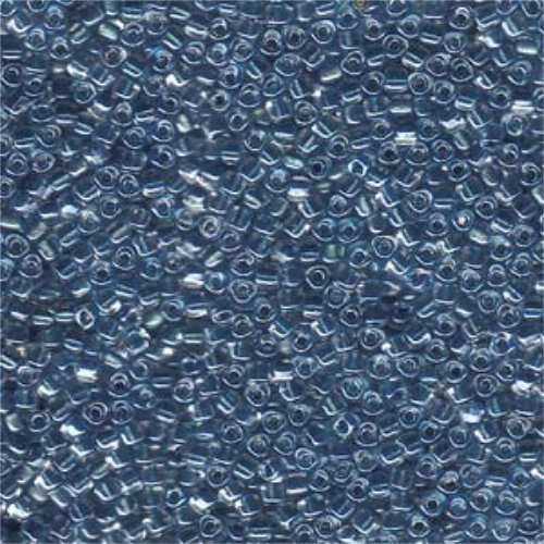 Miyuki 10/0 Triangle Bead - TR10-1115 - Dark Blue Lined Crystal - 250gm Bag