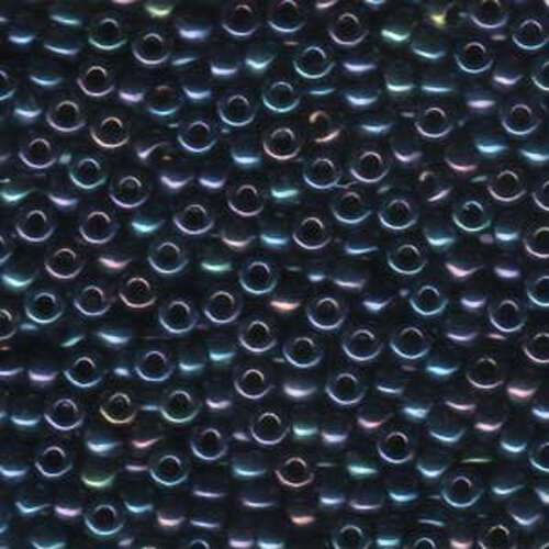 Miyuki 6/0 Rocaille Bead - 6-9452 - Metallic Dark Blue Iris - 250gm Bag