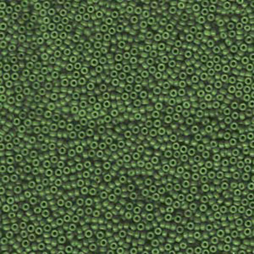 Miyuki 15/0 Rocaille Bead - 15-91488 - Opaque Dyed Forest - 250gm Bag