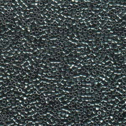 Miyuki 11/0 Delica Bead - DB457 - Galvanized Dyed Grey Green - 100gm Bag