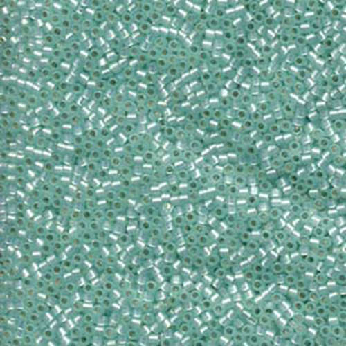 Miyuki 11/0 Delica Bead - DB626 - Silver Lined Light Mint Green Alabaster - 100gm Bag